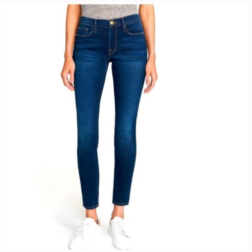 Frame Denim Le Skinny De Jeanne Crop Jeans In Cobbert Sz. 27 $221 Retail  NWOT
